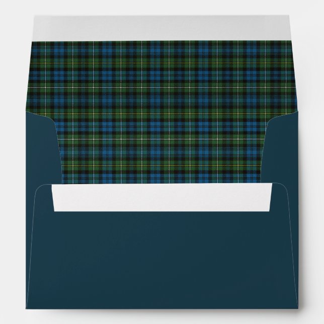 Campbell Argyll Original Scottish Tartan Enveloppe (Dos (Bas))