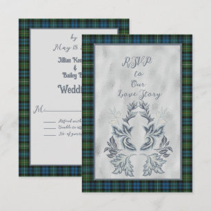 Campbell Argyll Scottish Tartan RSVP Card