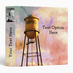 Campbell CA Water Tower 1.5" Binder