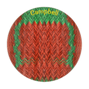 CAMPBELL ~ CHRISTMAS original fractal design Cutting Board