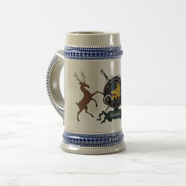 Campbell Clan Badge Stein (Front Left)