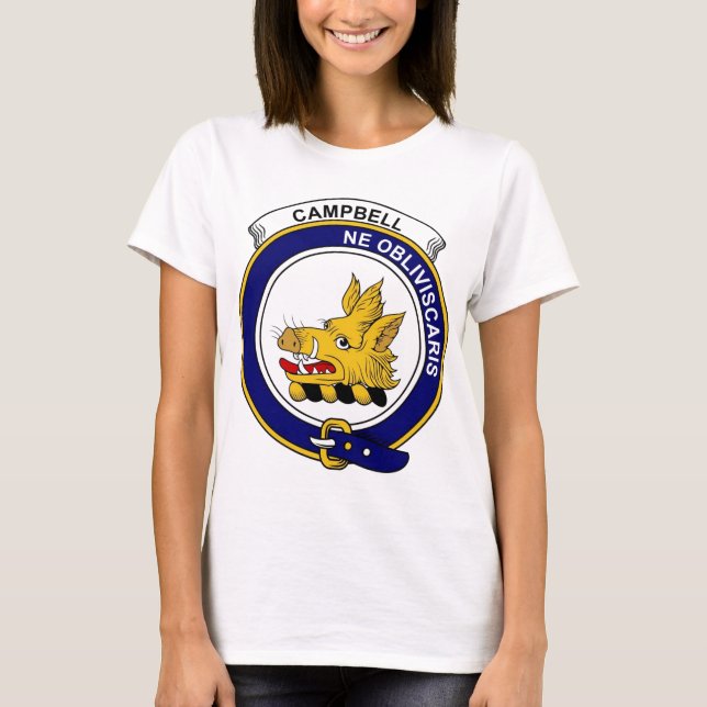 Campbell Clan Badge T-Shirt (Front)