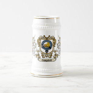 Campbell Clan Badge & Unicorn Beer Stein