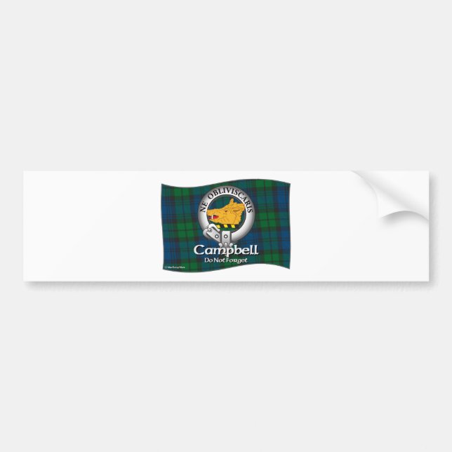 Campbell Clan Bumper Sticker (Front)