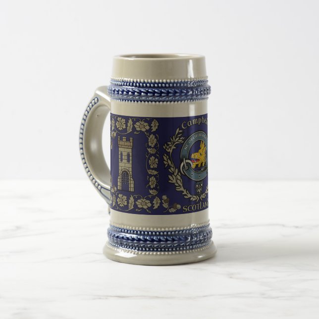 Campbell Clan Castle Beer Stein (Front Left)