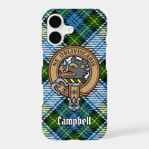 Campbell Crest over Dress Tartan