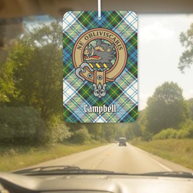 Campbell Crest over Dress Tartan Air Freshener (Creator Uploaded)