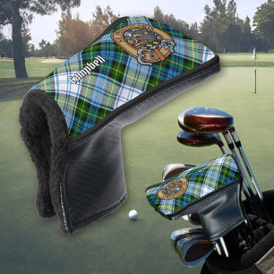 Campbell Crest over Dress Tartan Golf Head Cover