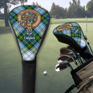 Campbell Crest over Dress Tartan Golf Head Cover