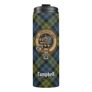 Campbell Crest over Tartan Thermal Tumbler