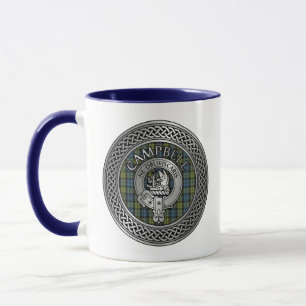 Campbell Crest & Tartan Mug