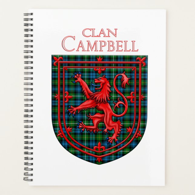 Campbell de Argyll Tartan Scottish Plaid (Devant)