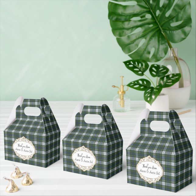 Campbell Dress Ancient Scottish Tartan Favor Box (Multiple)