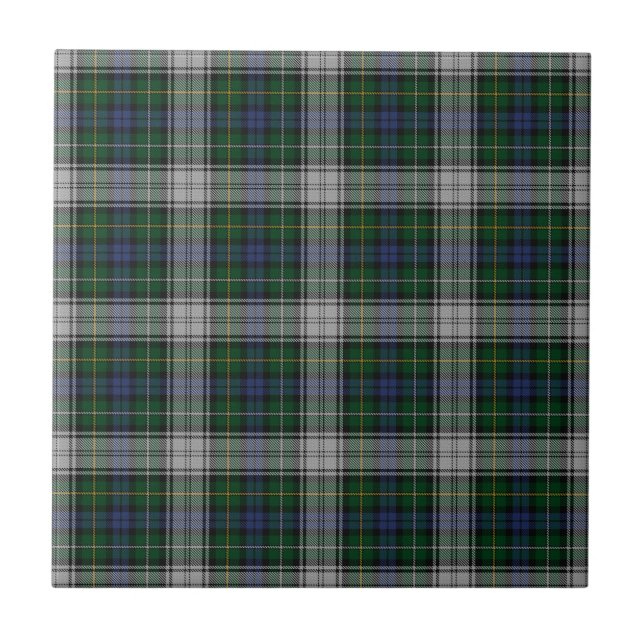 Campbell Dress Clan Hunting Tartan Plaid Pattern Tile (Front)