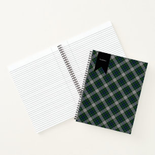 Campbell Dress Clan Tartan Scottish Plaid Notebook