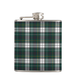 Campbell Dress Modern Tartan Plaid Pattern Hip Flask