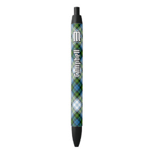 Campbell Dress Tartan Black Ink Pen