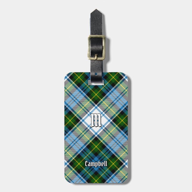Campbell Dress Tartan Luggage Tag (Front Vertical)