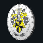 Campbell Family Crest Coat of Arms Dartboard<br><div class="desc">Campbell family crest and Scottish Campbell coat of arms. For men with the Campbell surname,  and for women with the Campbell last name. Click 'Campbell Family Crest' to see all our designs featuring the Campbell family name.</div>