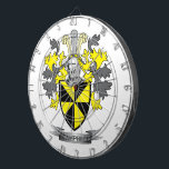 Campbell Family Crest Coat of Arms Dartboard<br><div class="desc">Campbell family crest and Scottish Campbell coat of arms. For men with the Campbell surname,  and for women with the Campbell last name. Click 'Campbell Family Crest' to see all our designs featuring the Campbell family name.</div>