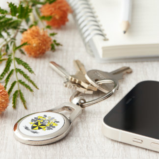 Campbell Family Crest Coat of Arms Keychain