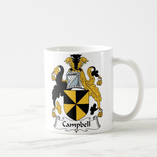 Campbell Family Crest Coffee Mug (Right)