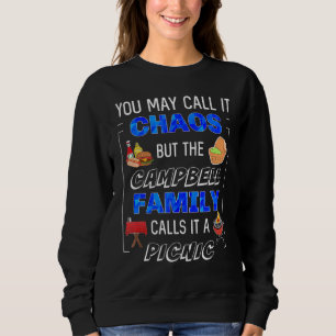Campbell Family Picnic Cookout Gathering Matching Sweatshirt