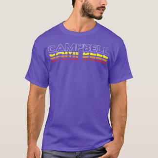 Campbell First Name Funny Vintage Sunset Campbell T-Shirt