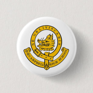Campbell High School Logo 1 Inch Round Button
