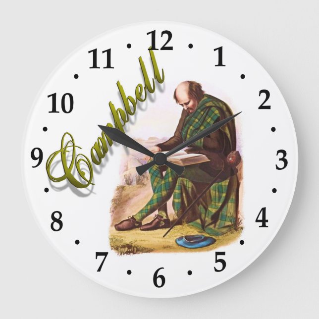 Campbell Scottish Dream Clock (Front)
