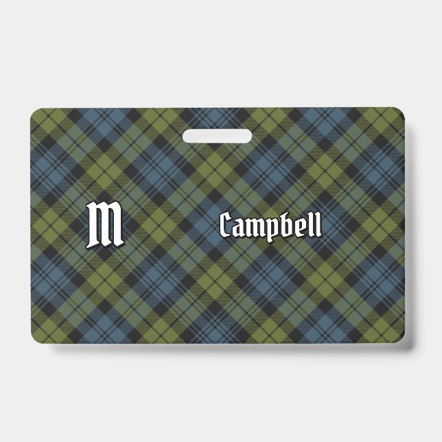 Campbell Tartan Badge (Front)