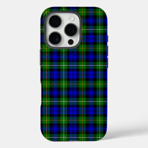Campbell tartan blue green plaid iPhone 16 pro case