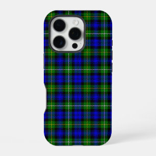 Campbell tartan blue green plaid iPhone 16 pro case