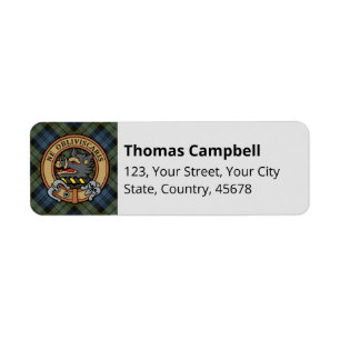 Campbell Tartan Étiquette
