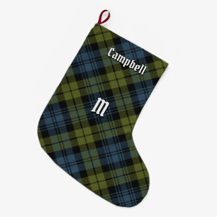 Campbell Tartan Large Christmas Stocking