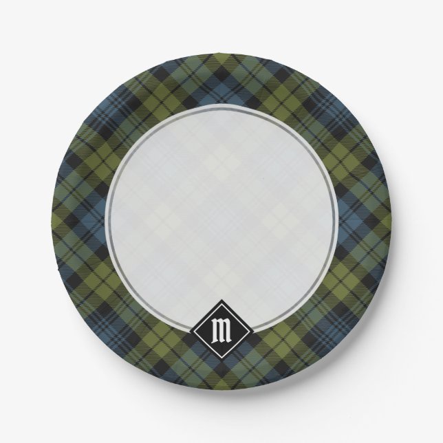 Campbell Tartan Paper Plates (Front)