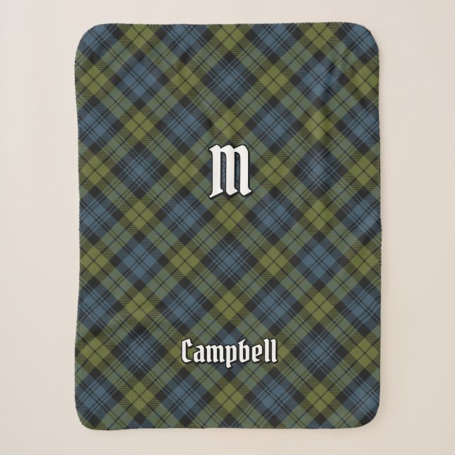 Campbell Tartan Sherpa Blanket (Front)