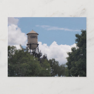 Campbell Water Tower, California Postcard