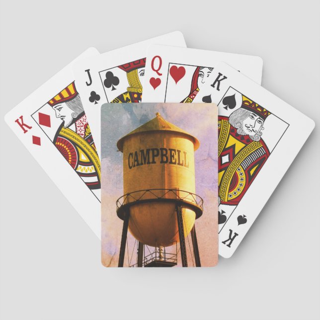 Campbell Water Tower Playing Cards (Back)