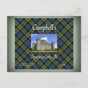 Campbell's Inveraray Castle Ale Postcard