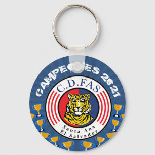 Campeones C.D. FAS Futbol Salvadoreño Keychain