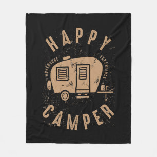 Camper Adventure Fleece Blanket
