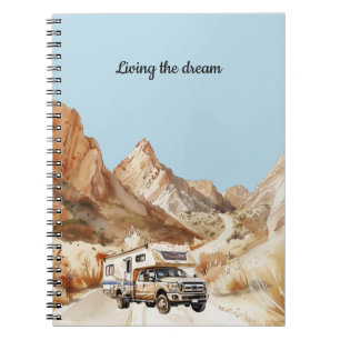 Camper Adventure Living the dream Notebook