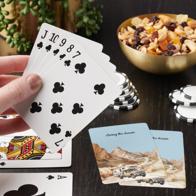 Camper Adventure Living the dream Playing Cards (In Situ)