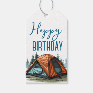 Camper Birthday Gift Tags