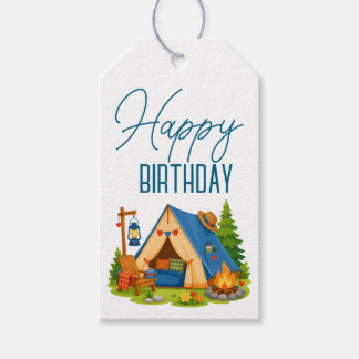 Camper Birthday Gift Tags