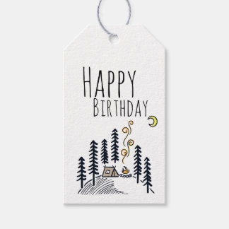 Camper Birthday Gift Tags