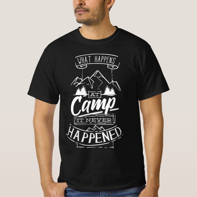 Camper Camping gift T-Shirt (Front)