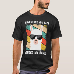 Camper Camping Retro Vintage sunset Outdoors Camp  T-Shirt