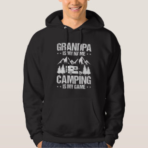 Camper Camping Trailer Is My Game Hoodie